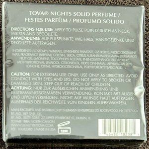 Tova NIGHTS Solid Perfume Compact (New/Sealed)